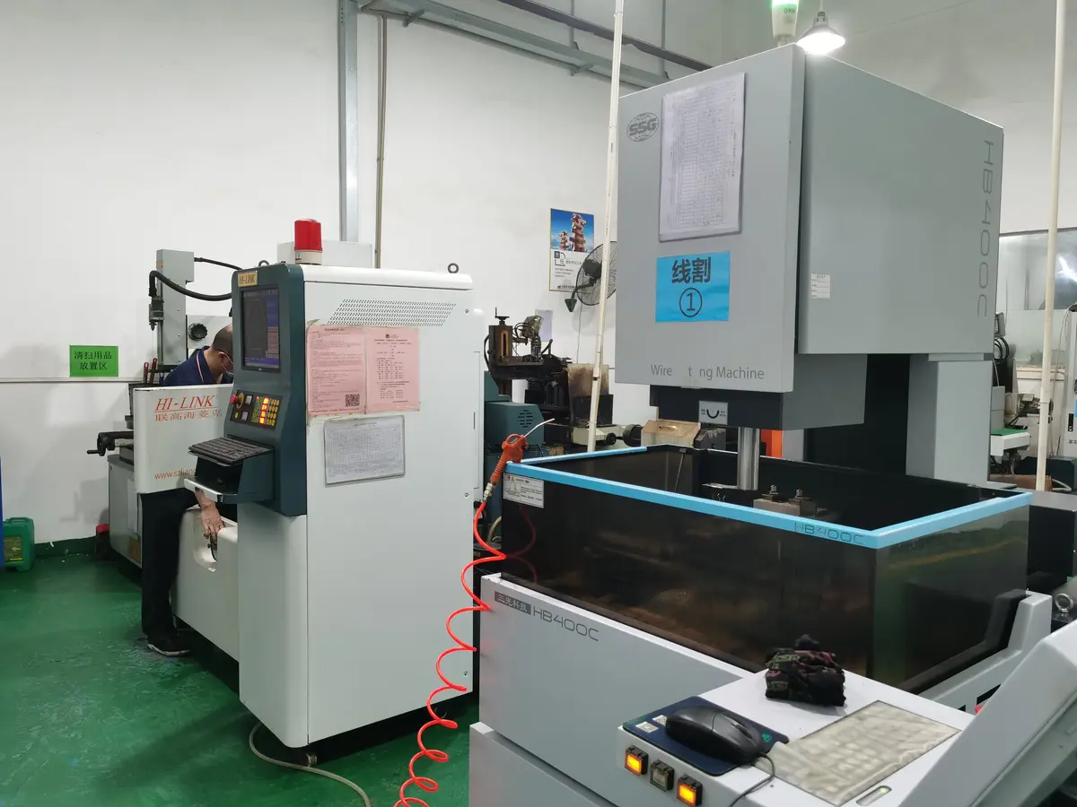 Electrical discharge machining equipment at Weldo