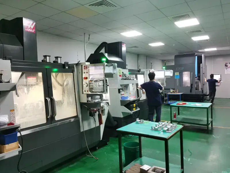 Five-axis machining equipment at Weldo